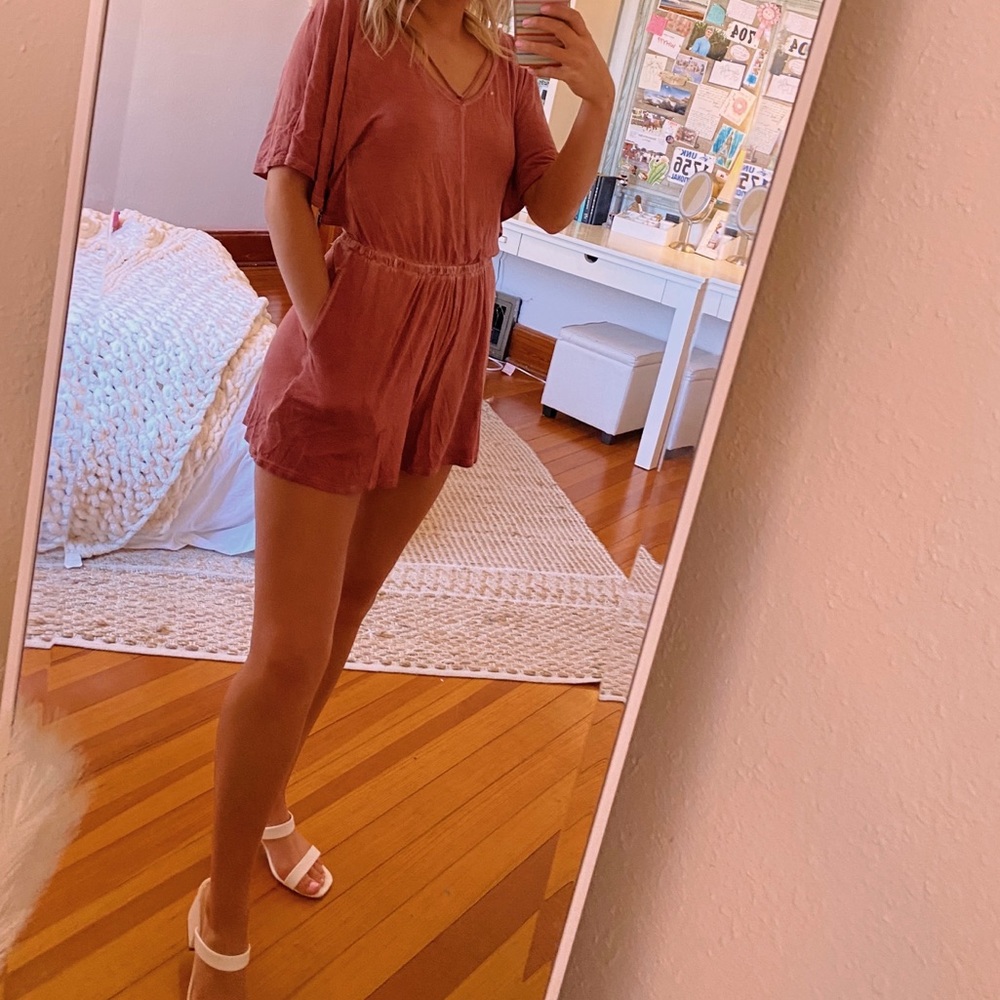American Eagle Mauve Crazy Soft Romper